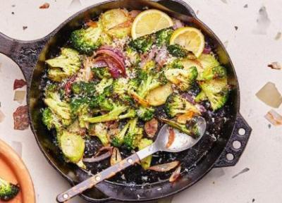 طرز تهیه سالاد گرم بروکلی با تن ماهی طرز تهیه سالاد گرم بروکلی با تن ماهی