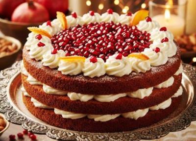 طرز تهیه کیک یلدایی ساده، مرحله به مرحله و تصویری طرز تهیه کیک یلدایی ساده، مرحله به مرحله و تصویری